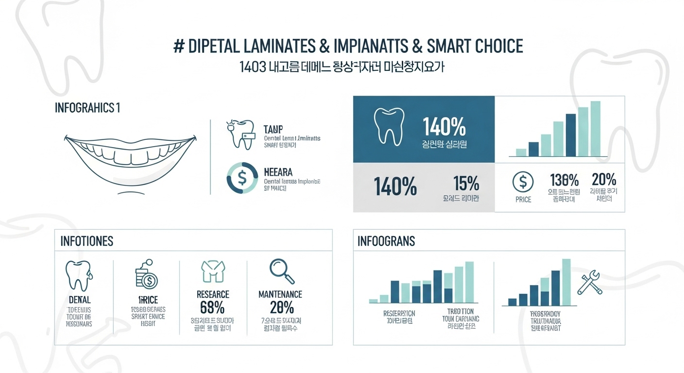 لمینت و ایمپلنت دندان: راهنمای کامل قیمت‌ها و انتخاب هوشمندانه در ۱۴۰۳