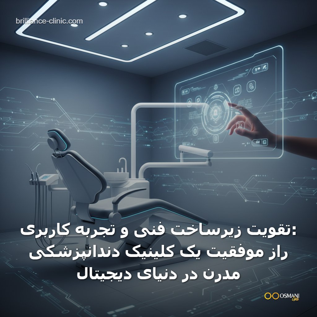 تقویت زیرساخت فنی و تجربه کاربری: راز موفقیت یک کلینیک دندانپزشکی مدرن در دنیای دیجیتال